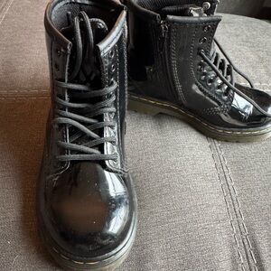 Dr. Martens Black Lace-Up Boots Toddler size 9